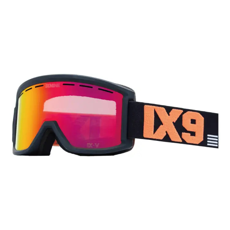 Goggles / Snow: Ixnine Ix5-02 Snow Goggle-flame [korean Brand] - IXNINE / Flame / ON / 2025, Accessories, Eyewear, Flame, Goggles