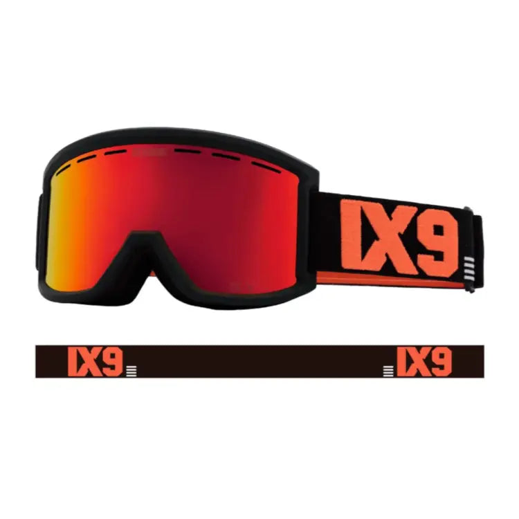 Goggles / Snow: Ixnine Ix5-02 Snow Goggle-flame [korean Brand] - IXNINE / Flame / ON / 2025, Accessories, Eyewear, Flame, Goggles
