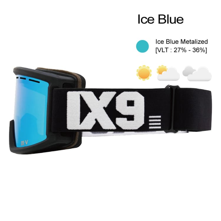 Goggles / Snow: Ixnine IX5-02 Snow Goggles-ICE BLUE [Korean Brand] - IXNINE / Ice Blue / ON / 2024, Accessories, Eyewear, Goggles, Goggles