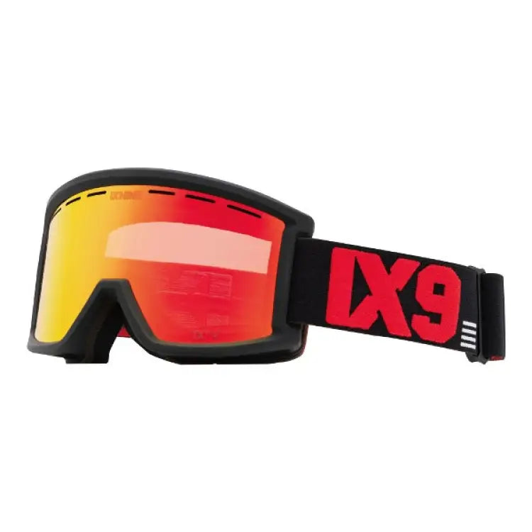 Goggles / Snow: Ixnine IX5-04 Snow Goggles-FIERY RED [Korean Brand] - IXNINE / Fiery Red / ON / 2024, Accessories, Eyewear, Fiery Red,