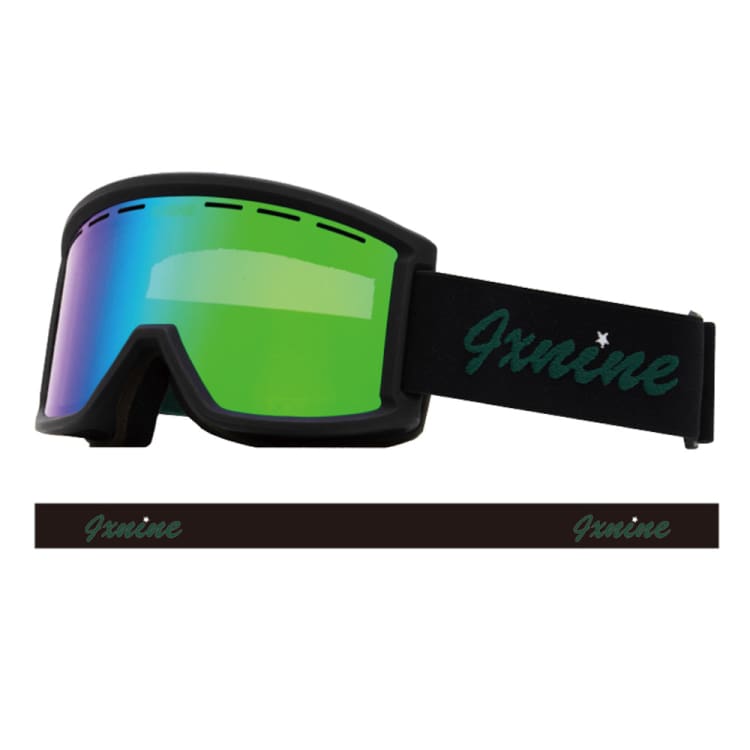 Goggles / Snow: Ixnine IX5-06 Snow Goggles-FOREST GREEN [Korean Brand] - IXNINE / Forest Green / ON / 2024, Accessories, Eyewear, Forest