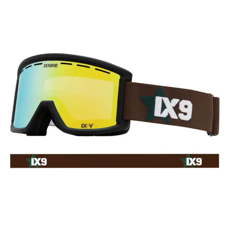 Goggles / Snow: Ixnine IX5-08 Snow Goggles-STARBUCKS [Korean Brand] - IXNINE / Starbucks / ON / 2024, Accessories, Eyewear, Goggles,