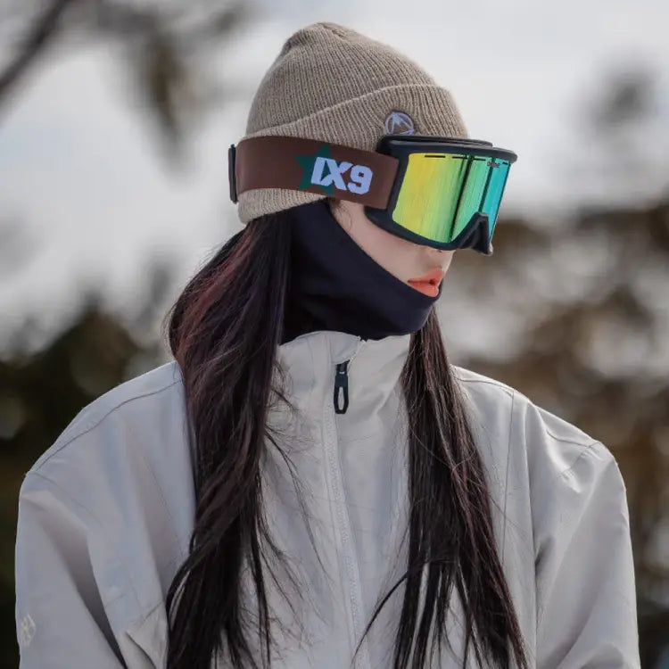 Goggles / Snow: Ixnine IX5-08 Snow Goggles-STARBUCKS [Korean Brand] - IXNINE / Starbucks / ON / 2024, Accessories, Eyewear, Goggles,