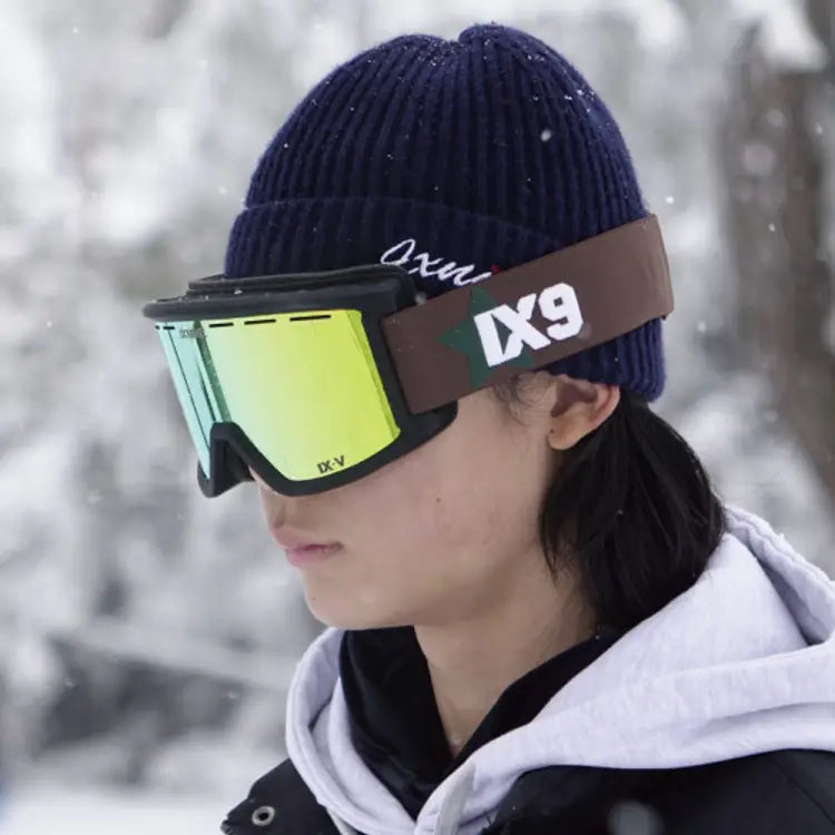 Goggles / Snow: Ixnine IX5-08 Snow Goggles-STARBUCKS [Korean Brand] - IXNINE / Starbucks / ON / 2024, Accessories, Eyewear, Goggles,