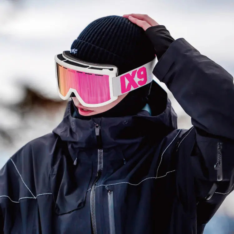 Goggles / Snow: Ixnine IX5-11 Snow Goggles-SKY CORAL [Korean Brand] - IXNINE / Sky Coral / ON / 2024, Accessories, Eyewear, Goggles,