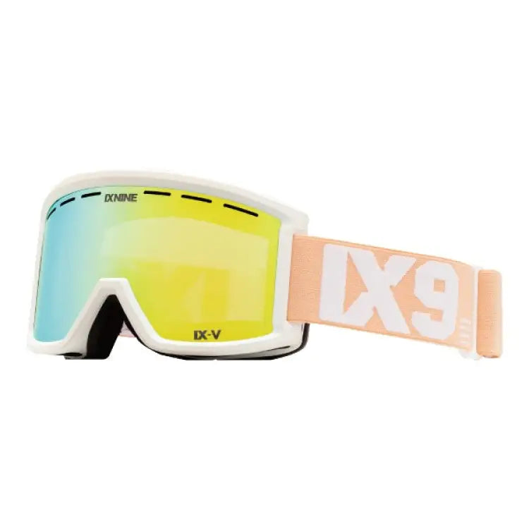 Goggles / Snow: Ixnine IX5-14 Snow Goggles-PEACH FUZZ [Korean Brand] - IXNINE / Peach Fuzz / ON / 2024, Accessories, Eyewear, Goggles,