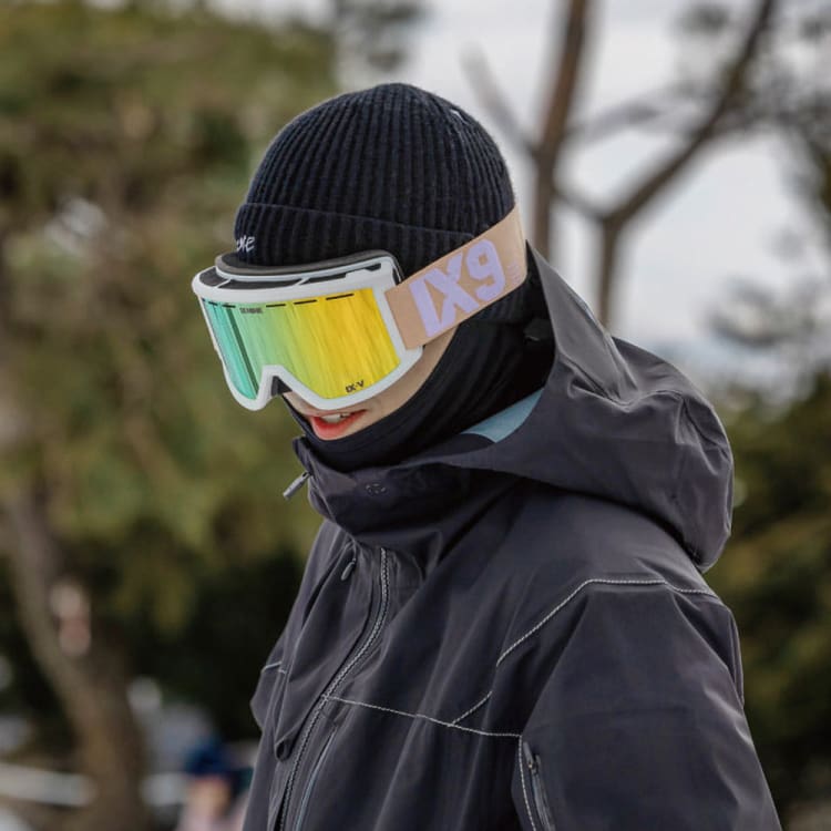 Goggles / Snow: Ixnine IX5-14 Snow Goggles-PEACH FUZZ [Korean Brand] - IXNINE / Peach Fuzz / ON / 2024, Accessories, Eyewear, Goggles,