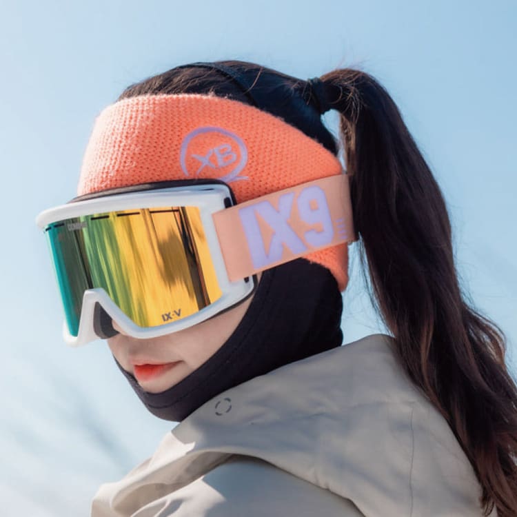 Goggles / Snow: Ixnine IX5-14 Snow Goggles-PEACH FUZZ [Korean Brand] - IXNINE / Peach Fuzz / ON / 2024, Accessories, Eyewear, Goggles,