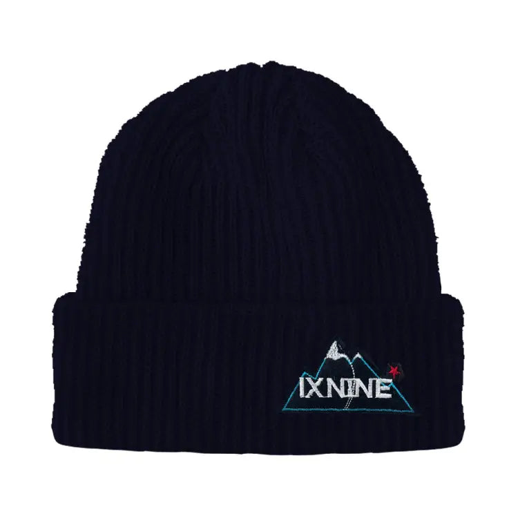 Headwear / Beanies: Ixnine IXB-01 Beanie-BLACK [Korean Brand] - IXNINE / Black / Free / 2024, Accessories, Black, Head & Neck Wear,