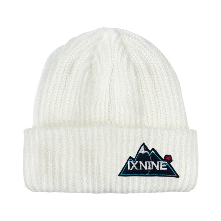 Headwear / Beanies: Ixnine IXB-02 Beanie-White [Korean Brand] - IXNINE / White / Free / 2024, Accessories, Head & Neck Wear, Headwear