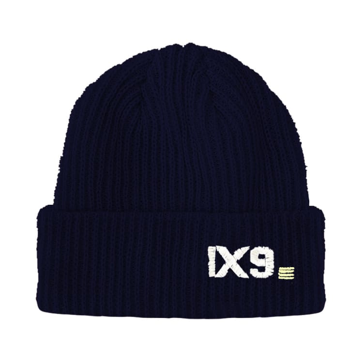 Headwear / Beanies: Ixnine IXB-14 Beanie-NAVY [Korean Brand] - IXNINE / Navy / Free / 2024, Accessories, Head & Neck Wear, Headwear