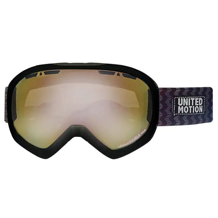 Goggles / Snow: JP Kids Mirror Snow Goggle-BLACK - United Motion / Black / ON / 2024, Accessories, Bearx, Black, Eyewear