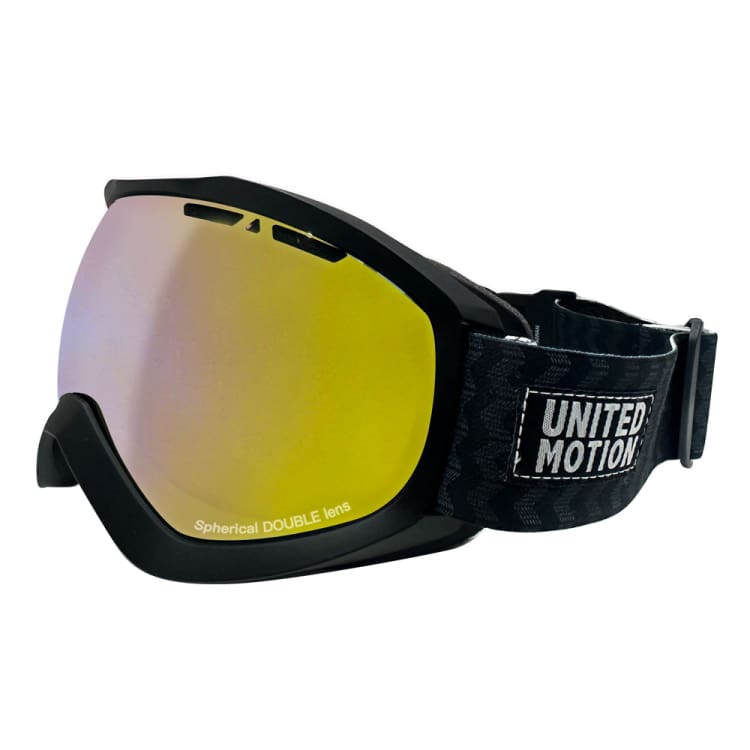 Goggles / Snow: JP Kids Mirror Snow Goggle-BLACK - United Motion / Black / ON / Accessories, Bearx, Black, Eyewear, Goggles |