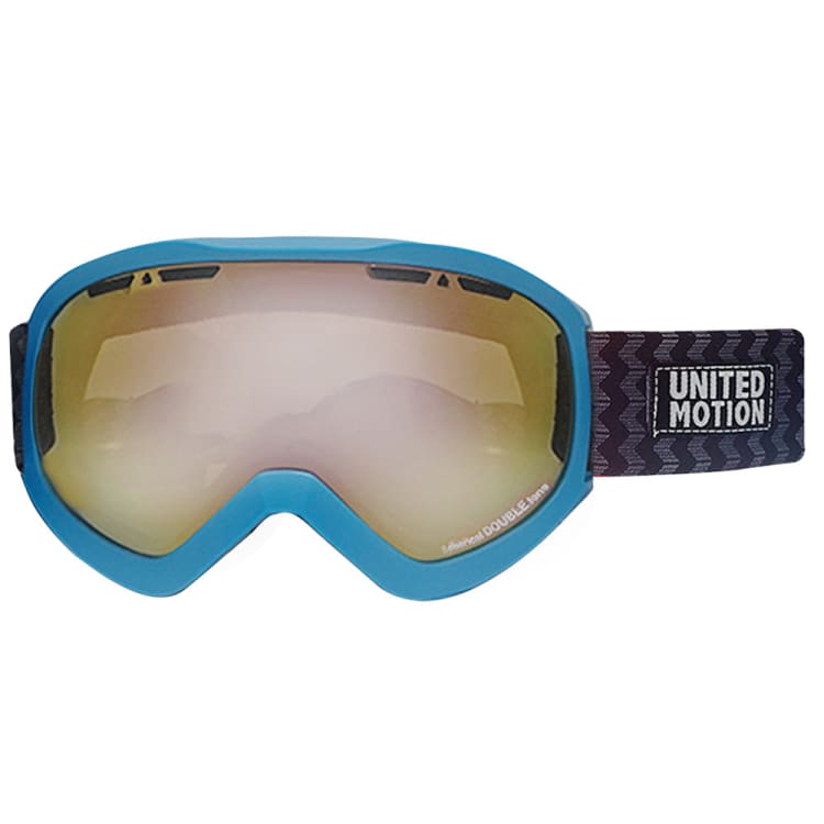 Goggles / Snow: JP Kids Mirror Snow Goggle-BLUE - United Motion / Blue / ON / 2024, Accessories, Bearx, Blue, Eyewear | JP4518763079738-BLU