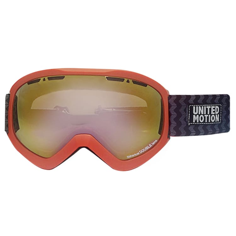 Goggles / Snow: JP Kids Mirror Snow Goggle-RED - United Motion / Red / ON / 2024, Accessories, Bearx, Eyewear, Goggles | JP4518763079738-RED