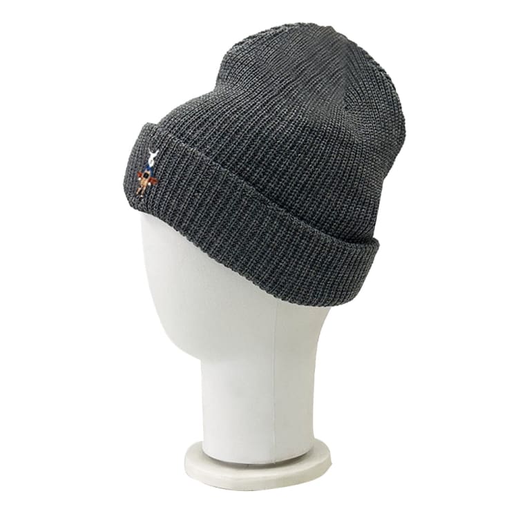 Headwear / Beanies: Keep White Rabbit Beanies-CHARCOAL - Keep White / Charcoal / Free / 2024, Accessories, Bearx, Charcoal, Head & Neck