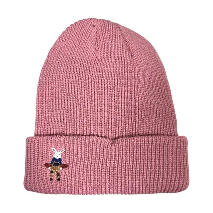Headwear / Beanies: Keep White Rabbit Beanies-PINK - Keep White / Pink / Free / 2025, Accessories, Bearx, Head & Neck Wear, Headwear