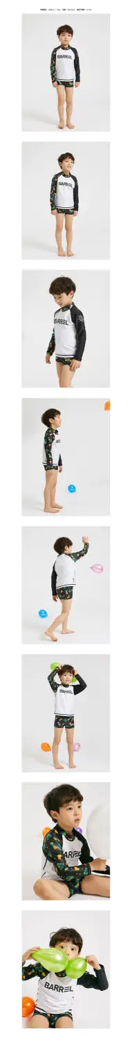 Barrel Kids Reversible Pants-BLACK/BLACK TROPIC