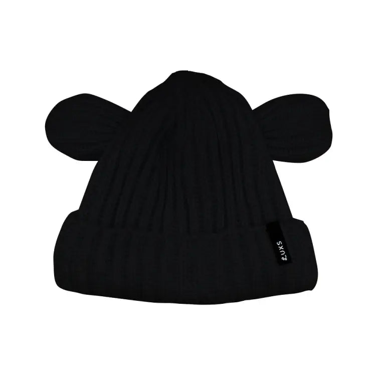 Headwear / Beanies: Lux Bear Beanie-BLACK - Luxs / Black / Free / 2023, Accessories, Bearx, Black, Head & Neck Wear | JP-3630-BLACK