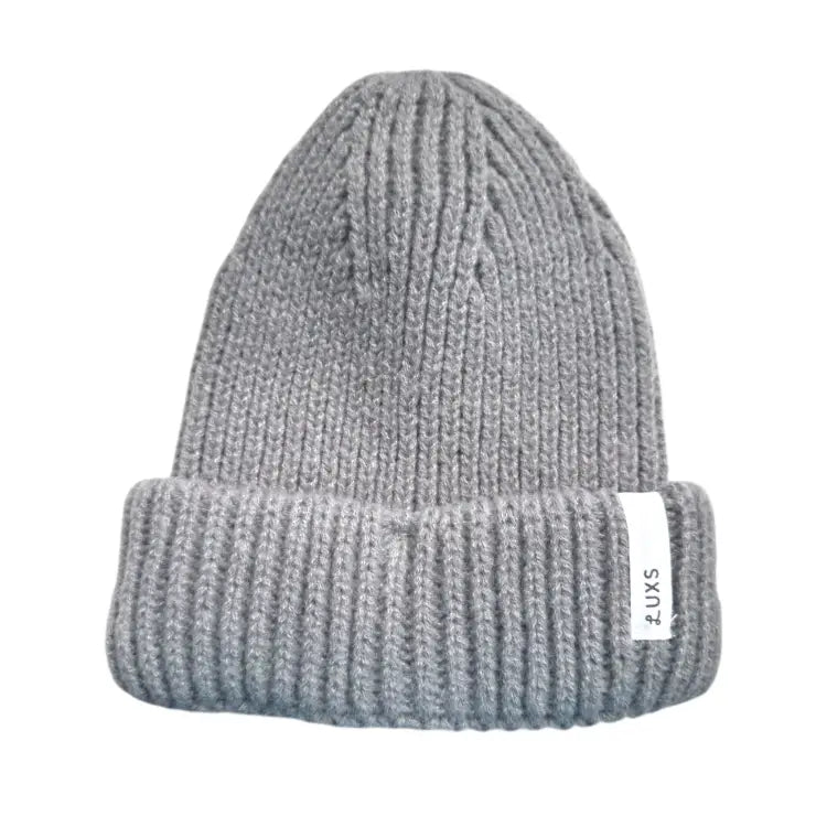 Headwear / Beanies: Luxs Basic Beanie-GREY - Luxs / Grey / Free / 2025, Accessories, Bearx, Grey, Head & Neck Wear | JP4518763007809-GRY