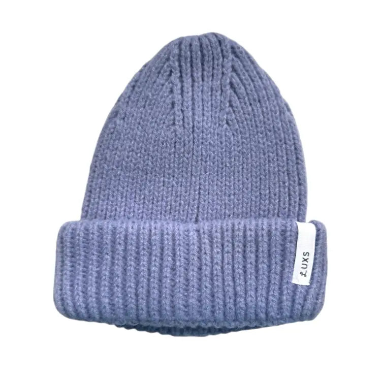 Headwear / Beanies: Luxs Basic Beanie-PURPLE - Luxs / Purple / Free / 2025, Accessories, Bearx, Head & Neck Wear, Headwear / Beanies