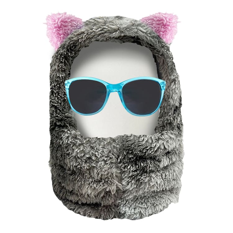 Bandanas & Face Masks: Luxs Kids Tie Dye Bear Hood-GRAY - Luxs / Gray / ON / 2024, Accessories, Bandanas & Face Masks, Bearx, Gray