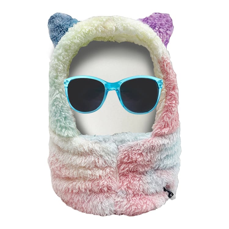 Bandanas & Face Masks: Luxs Kids Tie Dye Bear Hood-RAINBOW - Luxs / Rainbow / ON / 2024, Accessories, Bandanas & Face Masks, Bearx, Head &