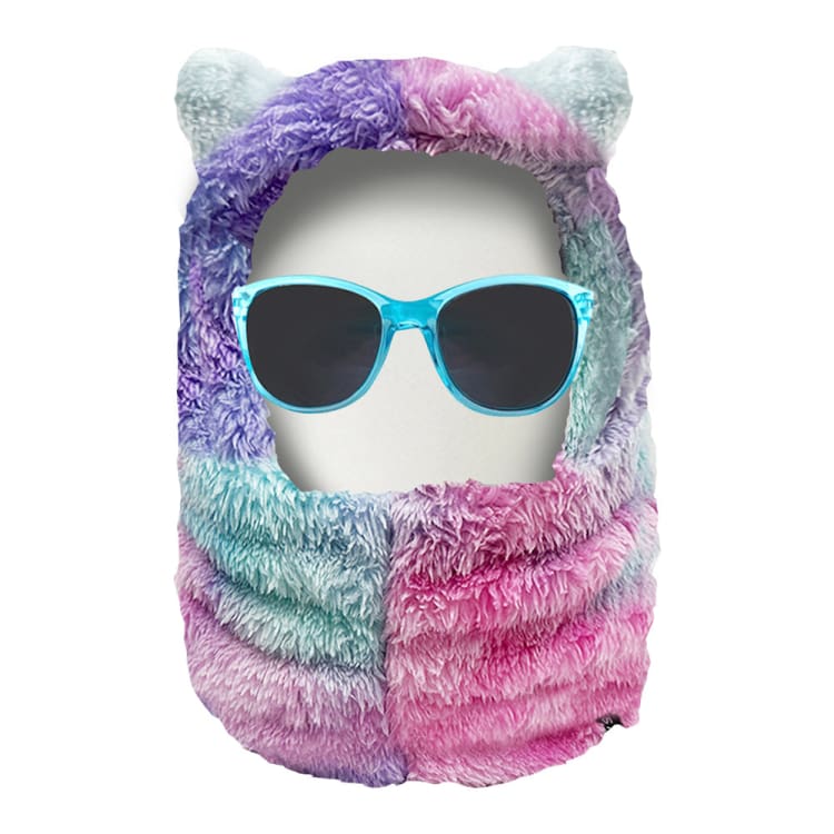 Bandanas & Face Masks: Luxs Kids Tie Dye Bear Hood-TIEDYE - Luxs / Tiedye / ON / 2024, Accessories, Bandanas & Face Masks, Bearx, Head &