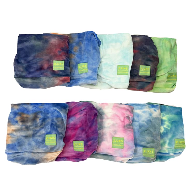 Bandanas & Face Masks: Luxs Kids TieDye Neck Warmer-ASSORTED - Luxs / Assorted / ON / 2024, Accessories, Assorted, Bandanas & Face Masks,