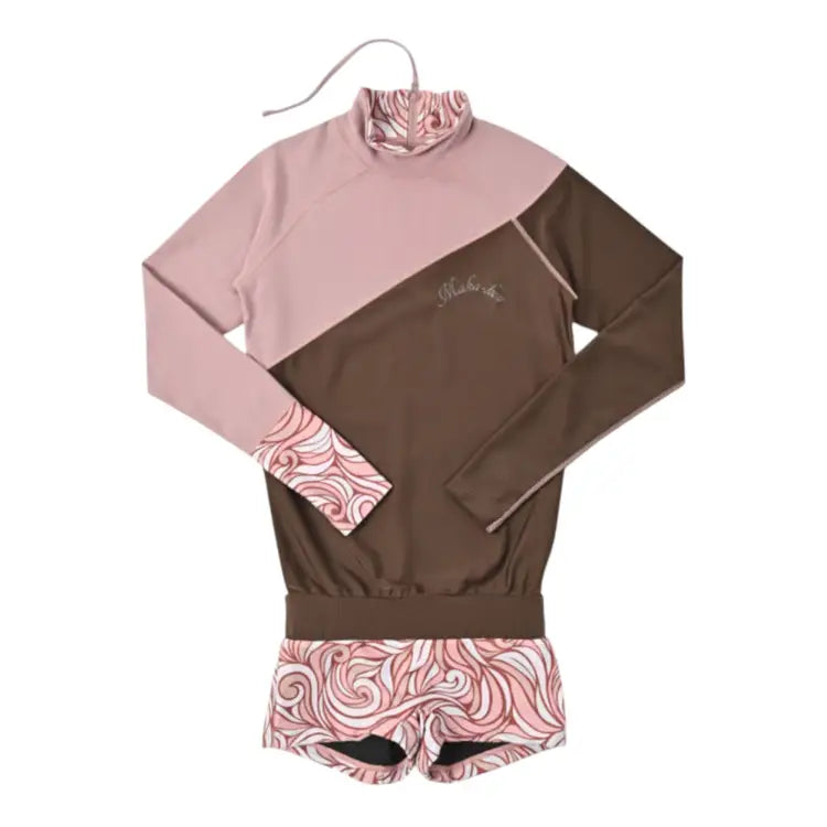 Swimsuits: Maka-Hou Women All in one Swimwear-PINK (Japanese Brand) - MAKA-HOU / Pink / M / 11W21-52S0001-L, 11W21-52S0001-M,