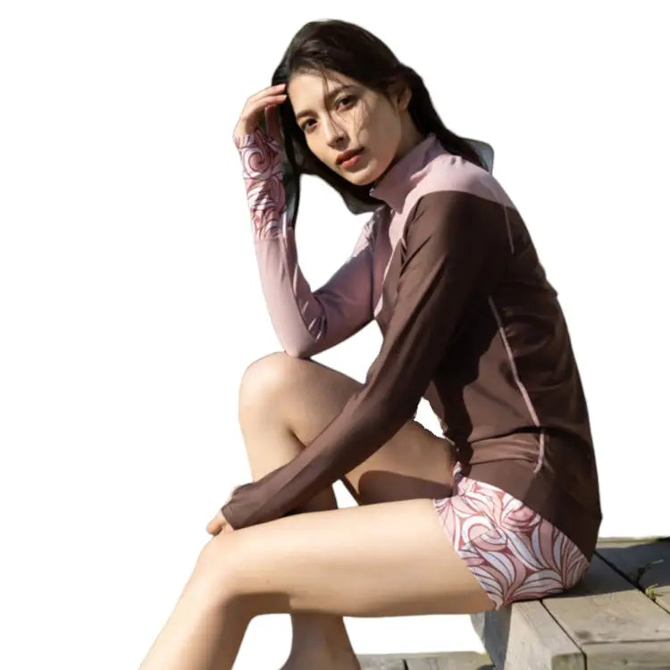 Swimsuits: Maka-Hou Women All in one Swimwear-PINK (Japanese Brand) - MAKA-HOU / Pink / M / 11W21-52S0001-L, 11W21-52S0001-M,