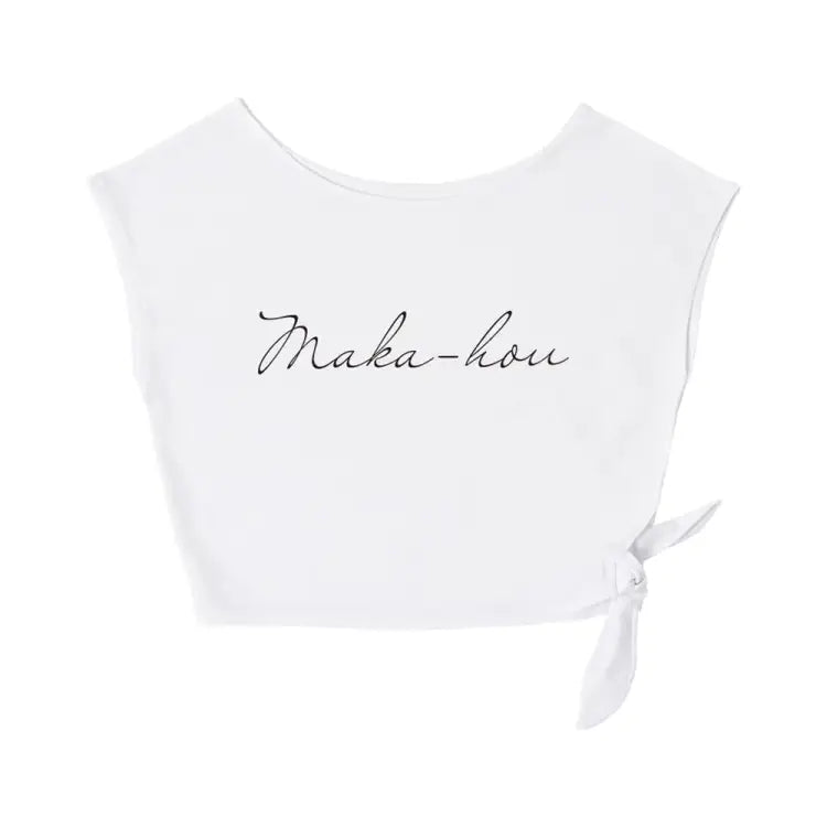 Rashguards: Maka-Hou Women Basic Logo Rash Tee-WHITE - MAKA-HOU / White / M / 2025, Black, Clothing, Fashion, Hong Kong | 12W19-32S0009-FREE