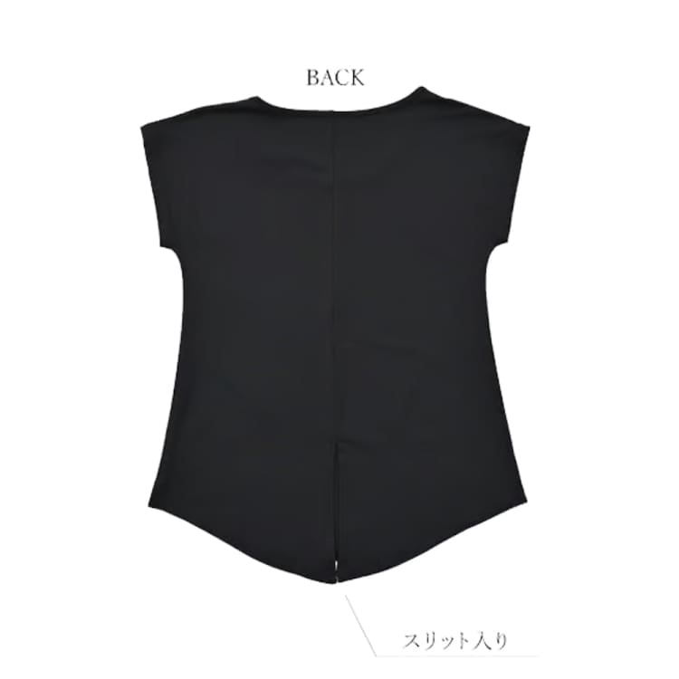 Rashguards: Maka - Hou Women Basic Rash Tee - BLACK - Black, Clothing, Fashion, Hong Kong, Japan | 12W19 - 32S0009 - M