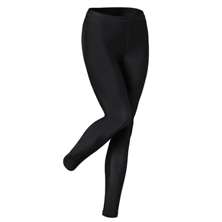Leggings / Water: Maka - Hou Women Basic Leggings - BLACK - Black M Beige Leaf, Black, Bottom, Clothing, Fashion | 71W16 - 02S - N0009 - M