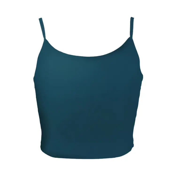 Swim Tops: Maka-Hou Women Camisole Bra Top-GREEN (Japanese Brand) - MAKA-HOU / Green / M / 16W02-42S3533-L, 16W02-42S3533-M, 2025,