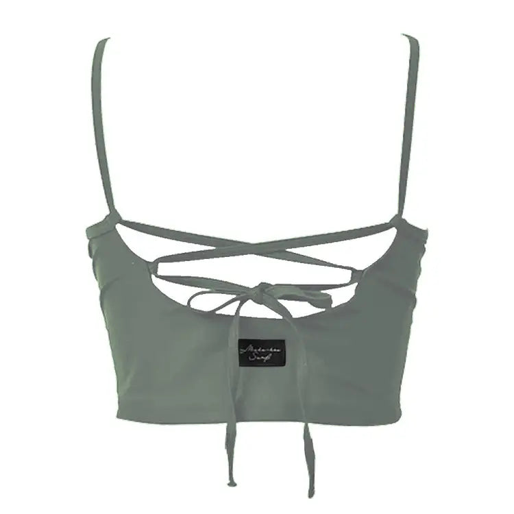 Swim Tops: Maka-Hou Women Camisole Bra Top-KHAKI (Japanese Brand) - 2025, Clothing, Fashion, Hong Kong, Japan