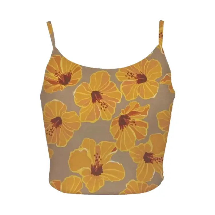 Swim Tops: Maka-Hou Women Camisole Bra Top-L.FLORAL (Japanese Brand) - MAKA-HOU / L.Floral / M / 2025, Clothing, Fashion, Hong Kong, Japan