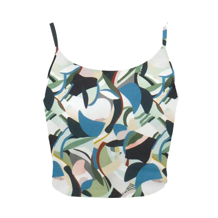 Swim Tops: Maka - Hou Women Camisole Bra Top - MULTI - MAKA_HOU / Multi M 2024, Clothing, Fashion, Hong Kong, Japan | 16W02 - 42S1434 - M