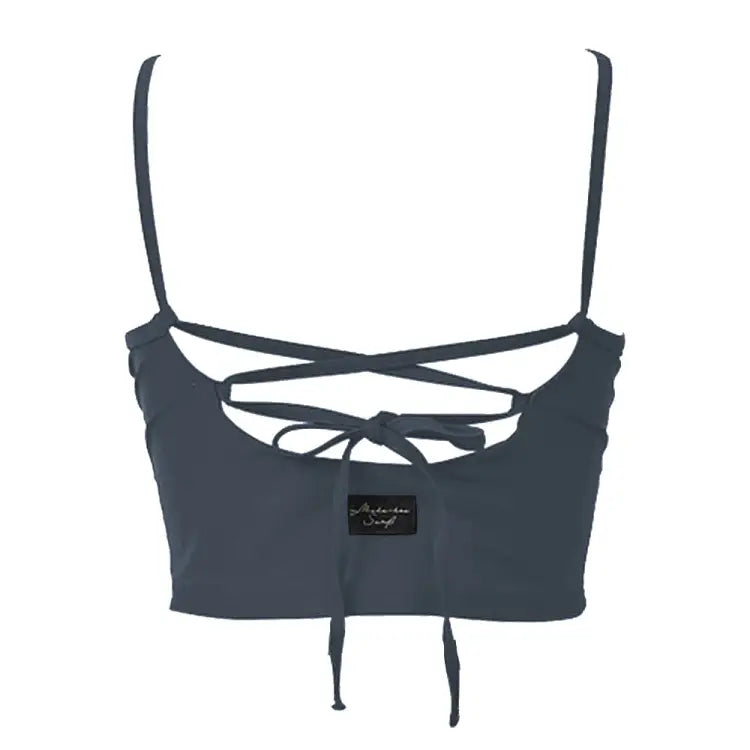Swim Tops: Maka-Hou Women Camisole Bra Top-NAVY (Japanese Brand) - 2025, Clothing, Fashion, Hong Kong, Japan