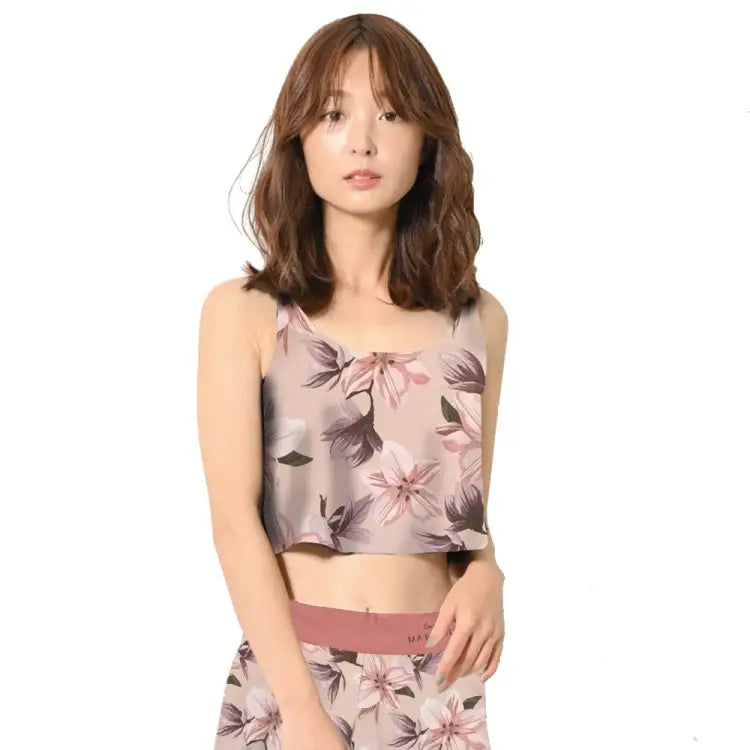 Rashguards: Maka-Hou Women Camisole Bula-LILY BLOOM (Japanese Brand) - Clothing, Exceed By, Fashion, Hong Kong, Japan