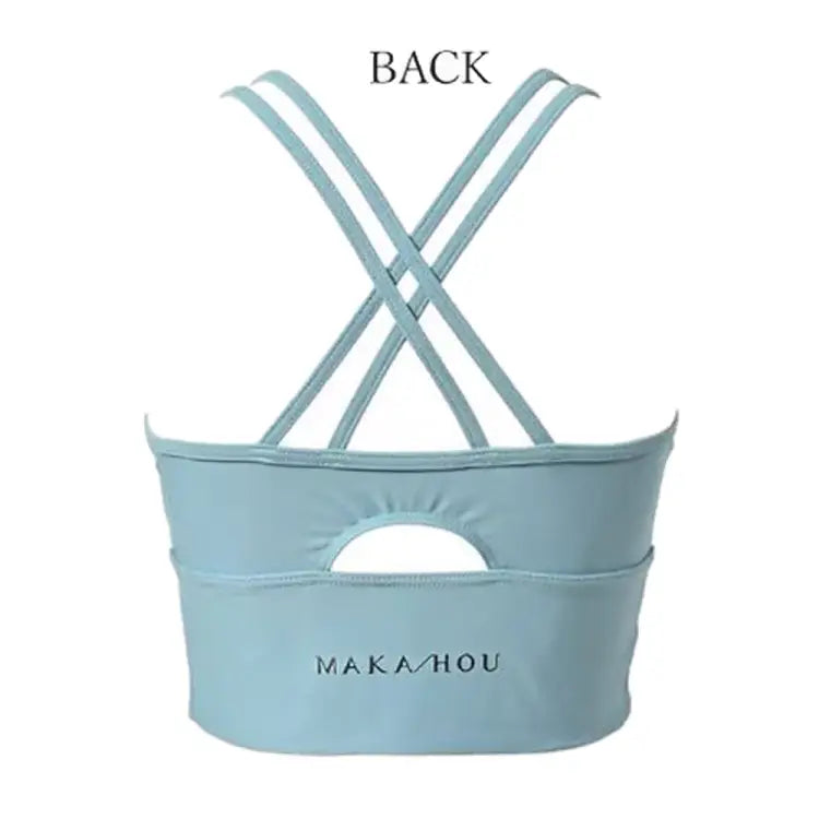 Swim Tops: Maka-Hou Women Crossover Strap Bra Top-MINT (Japanese Brand) - 2024, Clothing, Fashion, Hong Kong, Japan
