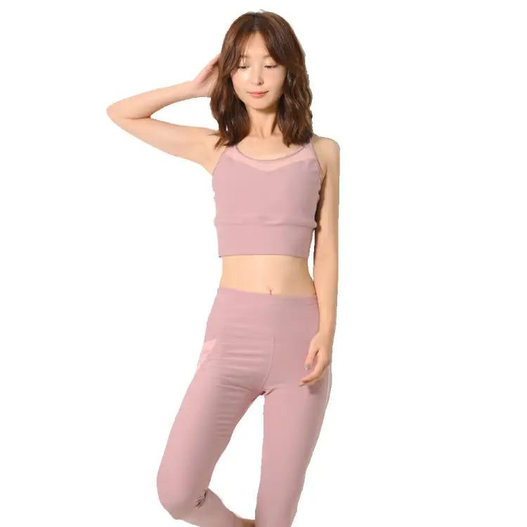 Swim Tops: Maka-Hou Women Crossover-Strap Bra Top-PINK (Japanese Brand) - 2024, Clothing, Fashion, Hong Kong, Japan