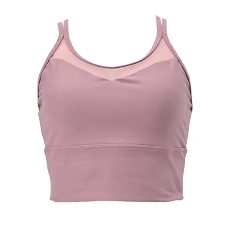 Swim Tops: Maka-Hou Women Crossover-Strap Bra Top-PINK (Japanese Brand) - MAKA-HOU / Pink / M / 2024, Clothing, Fashion, Hong Kong, Japan