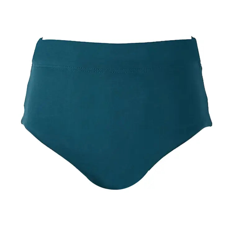 Bikini Pants: Maka - Hou Women High Waist Panties - GREEN - Green M Pants, Bottom, Clothing, Fashion, | 40W02 - 22S0033 - M