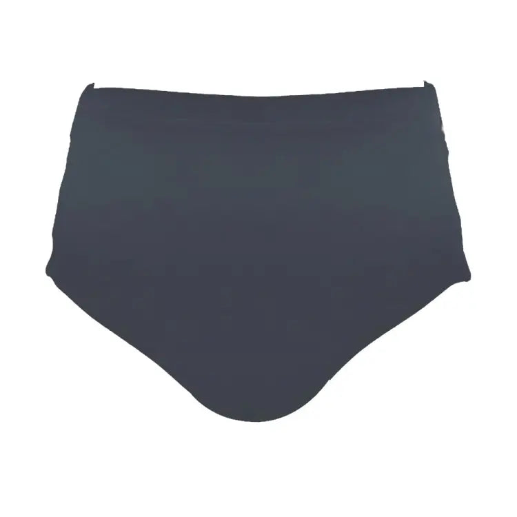 Bikini Pants: Maka-Hou Women High Waist Bikini Panties-NAVY (Japanese Brand) - MAKA-HOU / Navy / M / 40W02-22S3609-L, 40W02-22S3609-M,