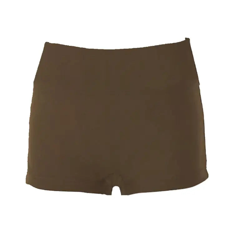 Bikini Pants: Maka-Hou Women Highcut Water Shorts-BROWN (Japanese Brand) - MAKA-HOU / Brown / M / 40W04-12S3788-L, 40W04-12S3788-M, Bikini