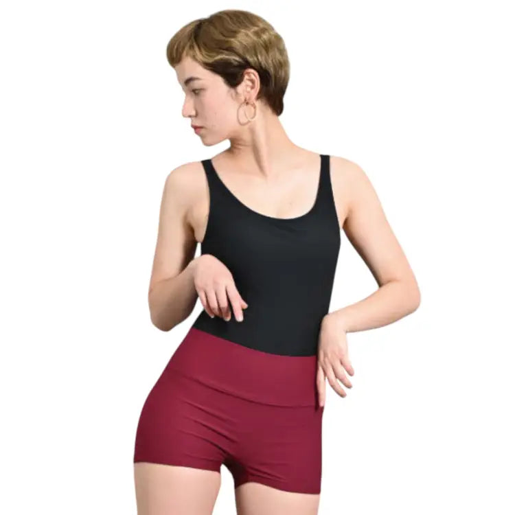 Bikini Pants: Maka-Hou Women Highcut Water Shorts-ENJI (Japanese Brand) - 40W04-12S3788-L, 40W04-12S3788-M, Bikini Pants, Bottom, Clothing