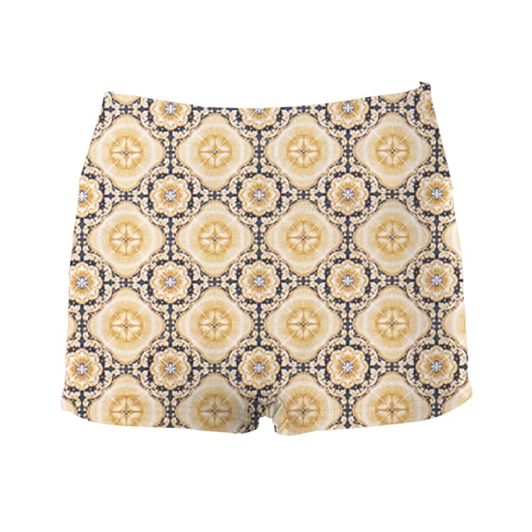 Bikini Pants: Maka - Hou Women Highcut Water Shorts - TILE - Tile M Pants, Bottom, Clothing, Fashion, Hong Kong | 40W04 - 12S3788 - M