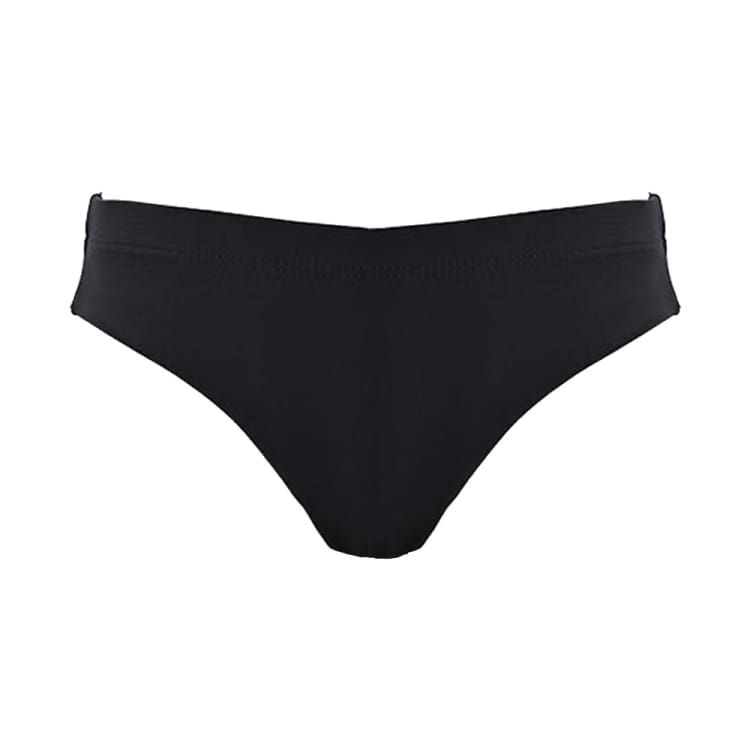 Bikini Pants: Maka - Hou Women Mid - Rise Bottom - BLACK - Black M Pants, Black, Bottom, Clothing, Fashion | 40W02 - 22S3609 - M