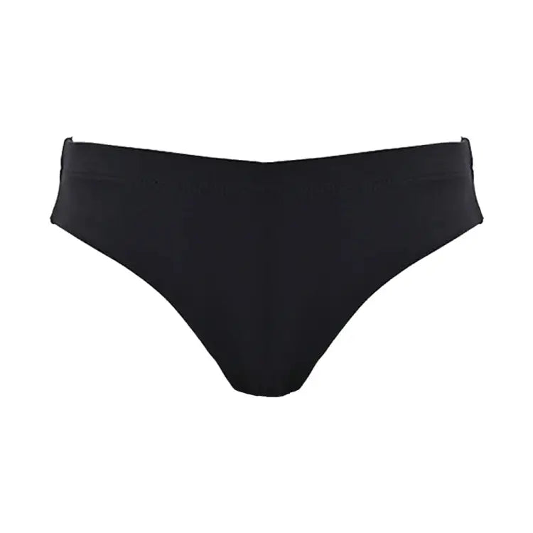 Bikini Pants: Maka - Hou Women Mid - Rise Bottom - BLACK - Black M Pants, Black, Bottom, Clothing, Fashion | 40W02 - 22S3609 - M